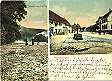 Litho - Ansicht Hauptstrasse, heutige Schwarzwaldstrasse und Donauversinkung