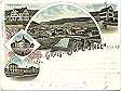 Litho von Immendingen, gelaufen, vom 21.10.1898