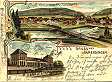 Litho von Immendingen, gelaufen, vom 08.10.1907