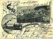 Litho von Immendingen, gelaufen, vom 30.08.1898