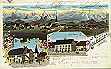 Lithographie von Neuhausen ob Eck, gelaufen, 1909 