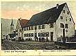 Litho von der Hirschbrauerei, ungelaufen, ca. 1910