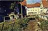 Blick auf Gasthaus Husaren